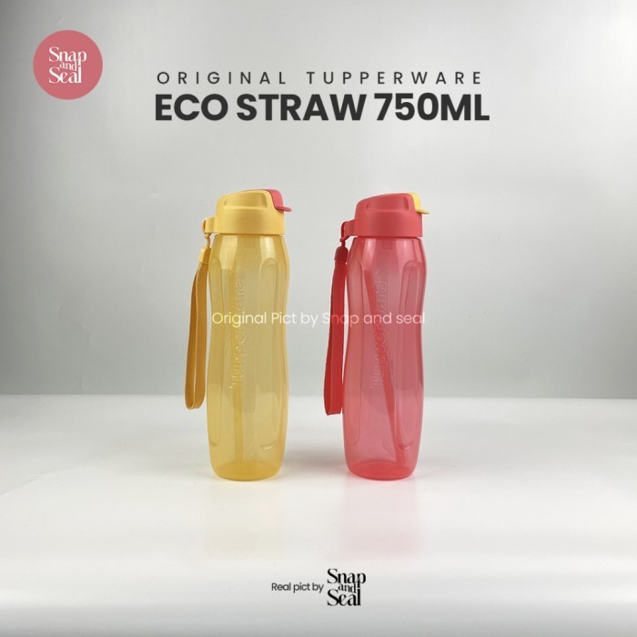 [Dapat 2 Botol] Tupperware Botol Minum 1Liter Blackpink Tumbler Eco 1L