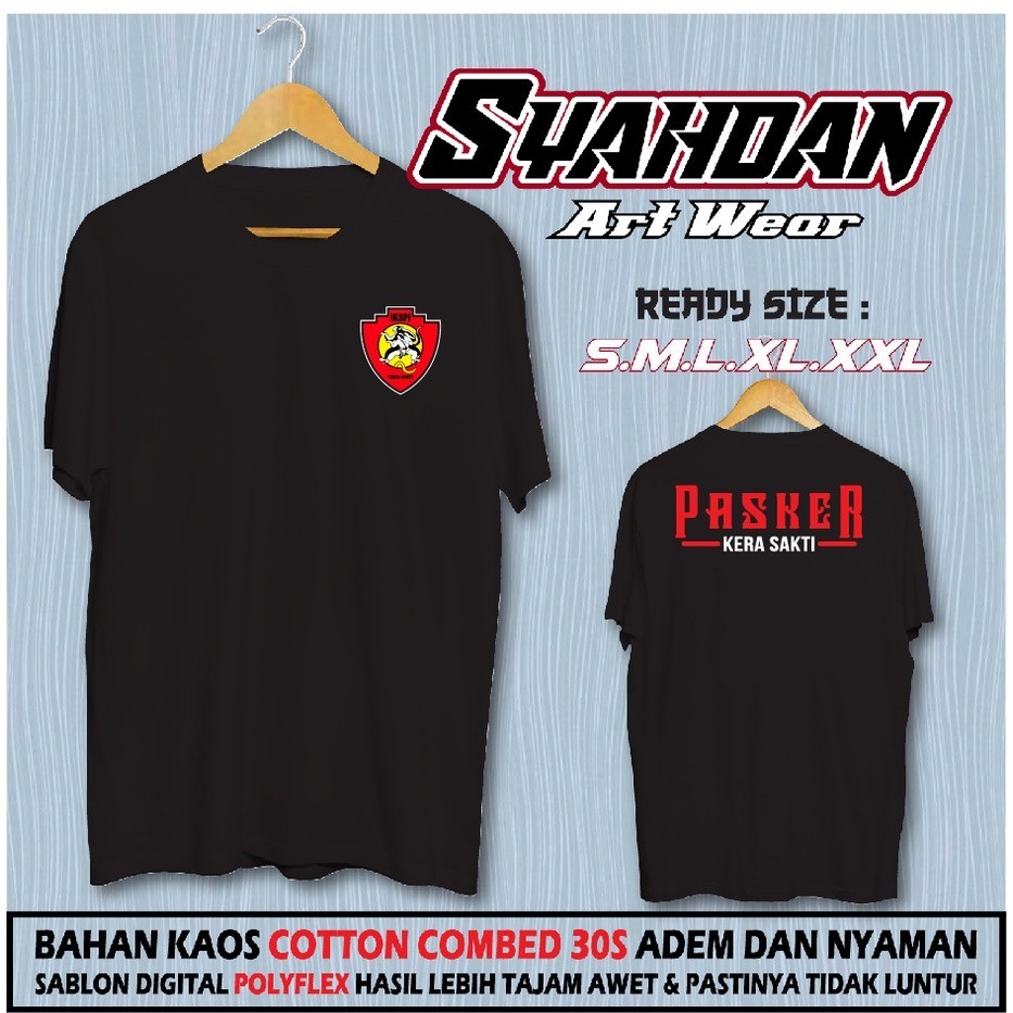 KAOS LOGO IKS.PI PASKER KERA SAKTI // KAOS PENCAK SILAT INDONESIA // KAOS DISTRO KERA SAKTI // KS N 