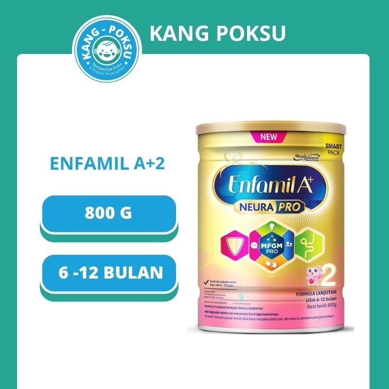 ENFAMIL A+ 2 800 GR SUSU BAYI MURAH FORMULA 6 - 12 BULAN SSKL KPS