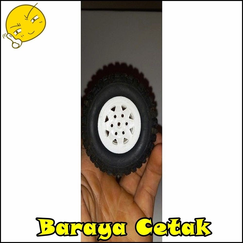 RC Velg RC WPL 8 Spoke Wagon Wheels wpl mn c14 c24 c44 c34 d90 d99 b16 d99s 3D Print Aksesoris
