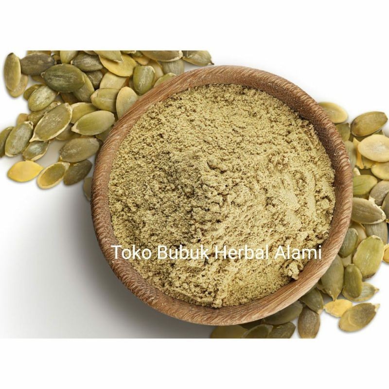 

TEPUNG BIJI LABU SANGRAI / ROASTED PUMKIN SEEDS POWDER 1KG