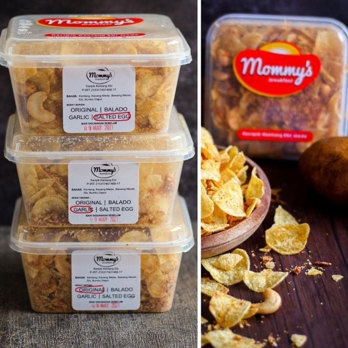 

READY STOCK KERIPIK KENTANG EBI MEDE 205GR - KERIPIK MOMMYS CAMILAN NUSANTARA !!!!!