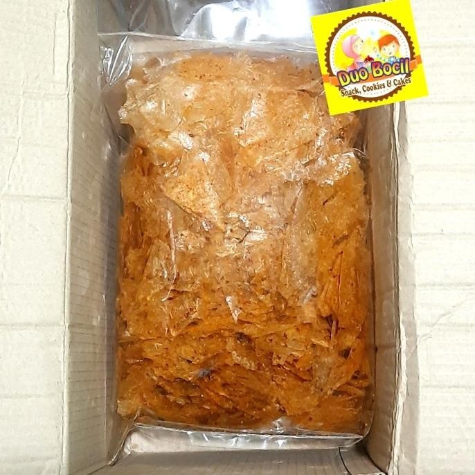 

BIG SALE KERIPIK KACA BELING PEDAS DAN GURIH 1 KG (AROMA DAUN JERUK) !!!!!
