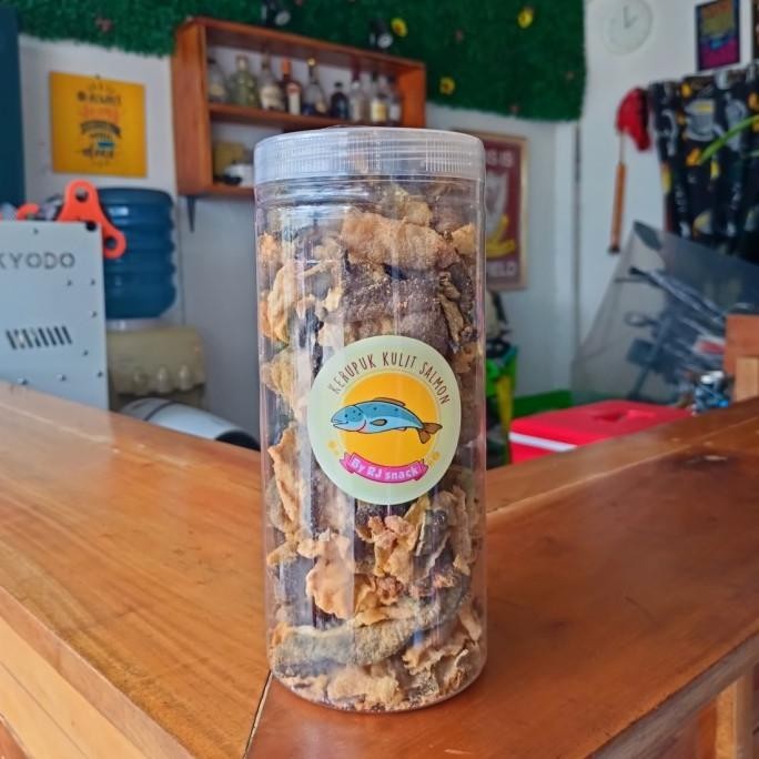 

TERBARU KERIPIK KULIT IKAN SALMON PREMIUM KEMASAN 175GR RASA BBQ CEMILAN SEHAT !!!!!