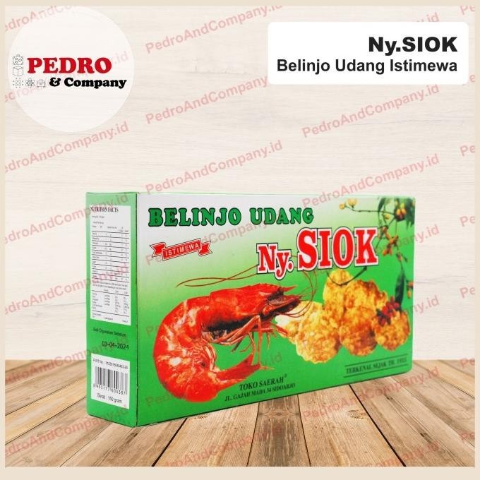 

READY STOCK NY. SIOK - EMPING BELINJO UDANG MANIS BOX ISTIMEWA (150 GR) !!!!!
