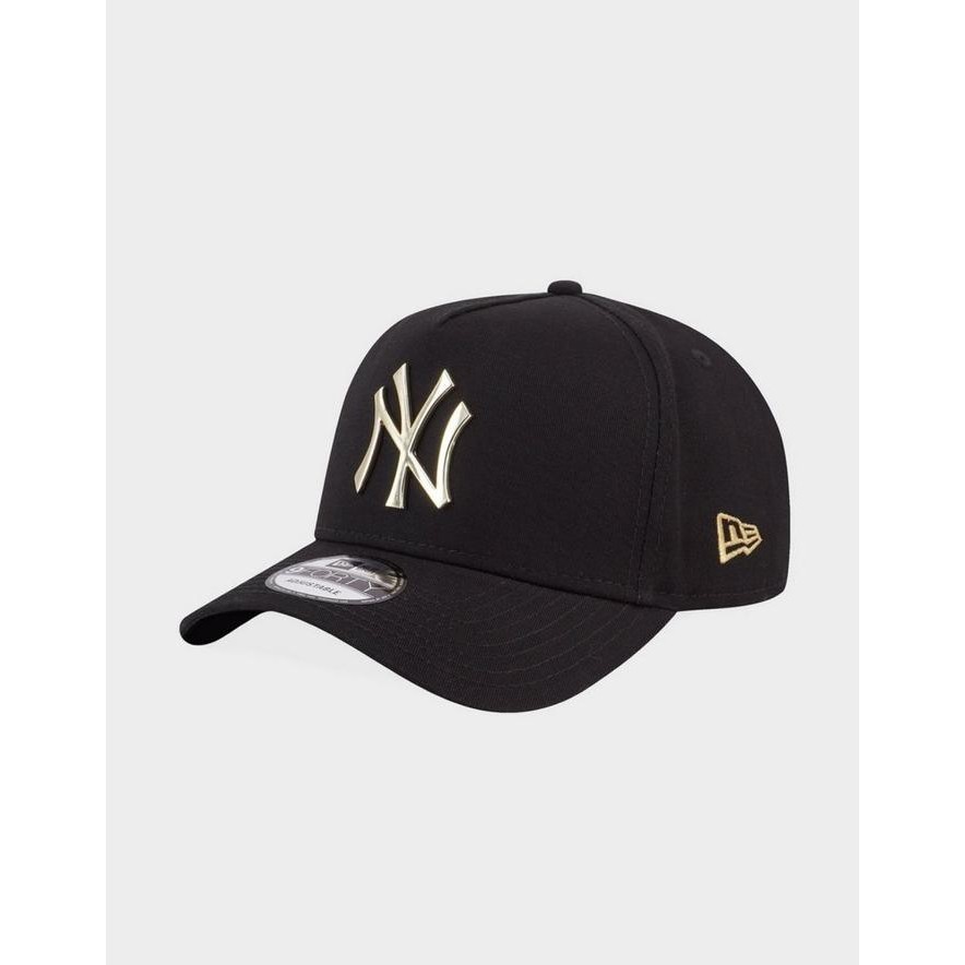 TERBARU TOPI NEW ERA 9FORTY NEW YORK YANKEES MLB METAL GOLD CAP ORIGINAL 100% 