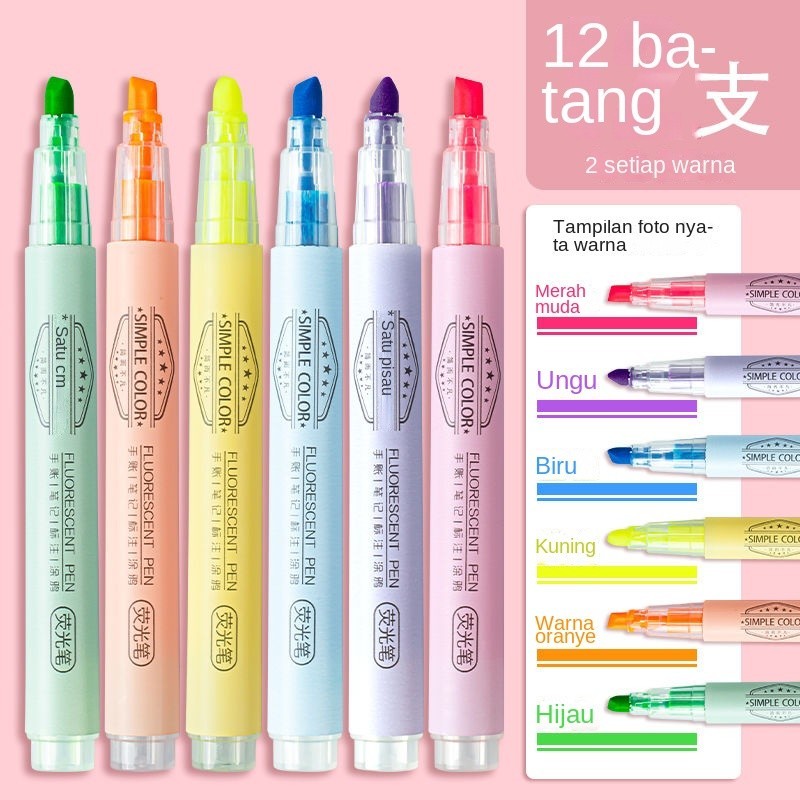 

Pena Neon Khusus Bagi Siswa untuk Menandai Poin Kunci dan Mencatat