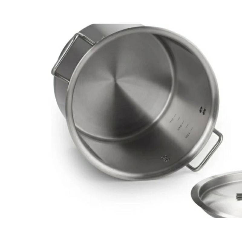 panci besar jumbo 45 cm 70 liter air stainles steel Tebal