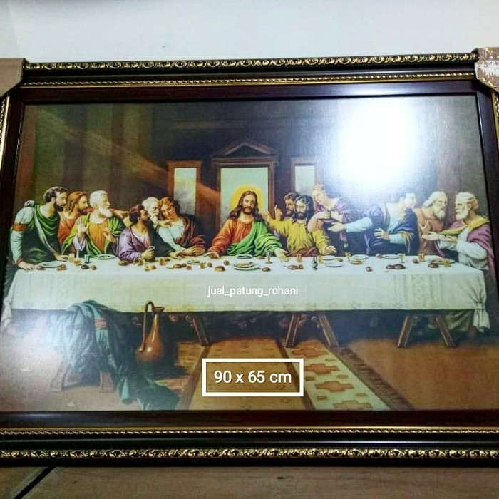 Aba Hiasan Dinding Perjamuan Terakhir 90 Cm