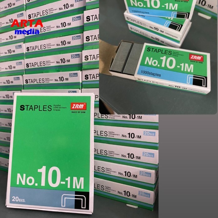 

Promo Isi Staples Zrm No. 10 (1Pak)/ Staples Kecil Zrm / Isi Staples Harga Khusus