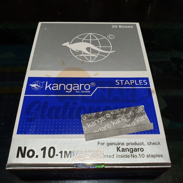 

Ready Isi Staples No 10 Kangoro 1Pak Isi 20Pc Terbaik