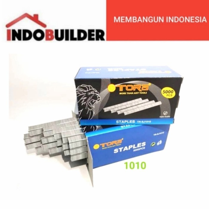 

Restock Tora Isi Staples 1010J Per Box Isi 5000 Pcs / Refill Stapler Angin Premium