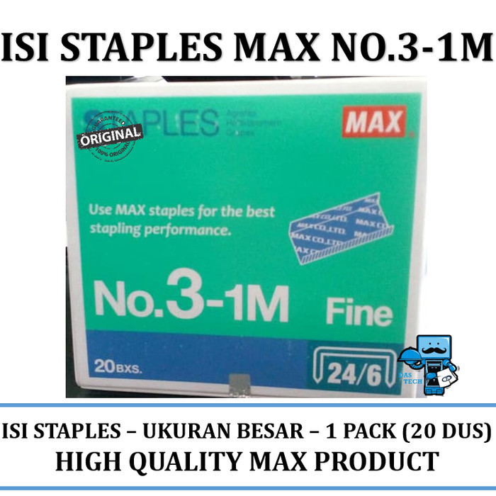 

Terbaru Isi Staples Max Besar No.3-1M Terbaik