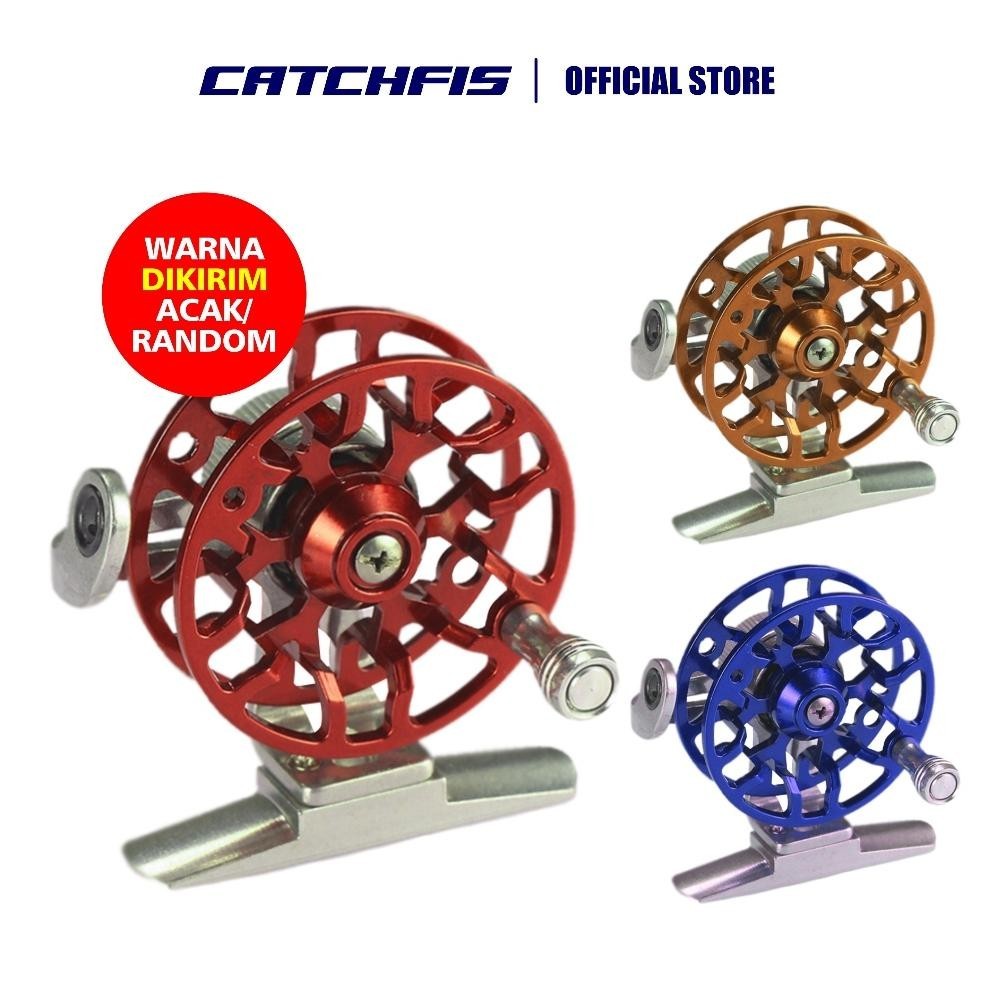 Catchfis Reel Pancing Tokos Katrol Kerekan Pancing Fishing Material Full Metal Reel Tokos Fd50