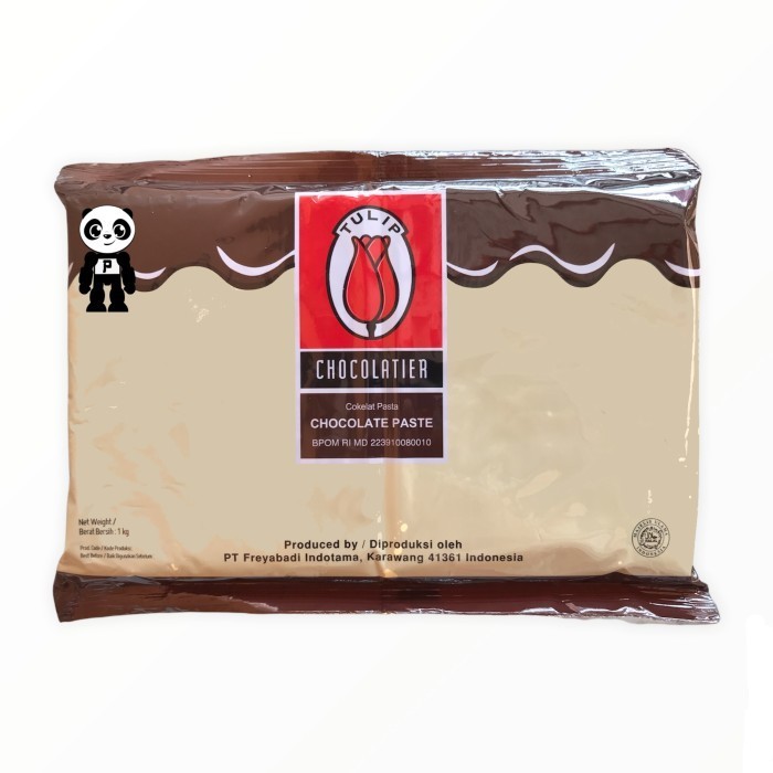 

Ready Cokelat Pasta Tulip Dark Chocolate Filling 1Kg