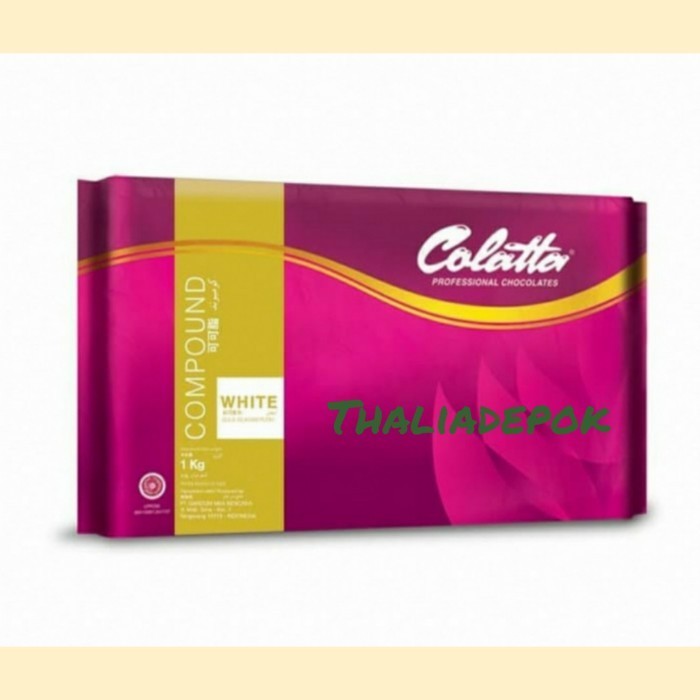 

Ready COLATTA COKLAT WHITE/PUTIH BLOK 1KG X 1, BISA DISERUT, DILUMERKAN