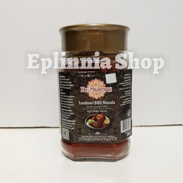 

Ready De Maderaas Tandoori Bbq Masala 200 gr - Bumbu Tandori Bbq