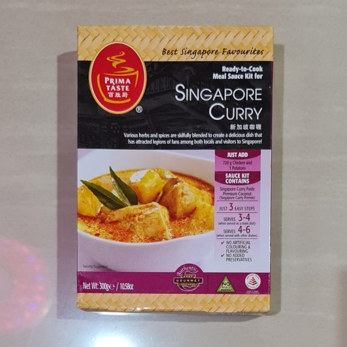 

Ready Bumbu Kari Prima Taste Singapore Curry 300 Gram