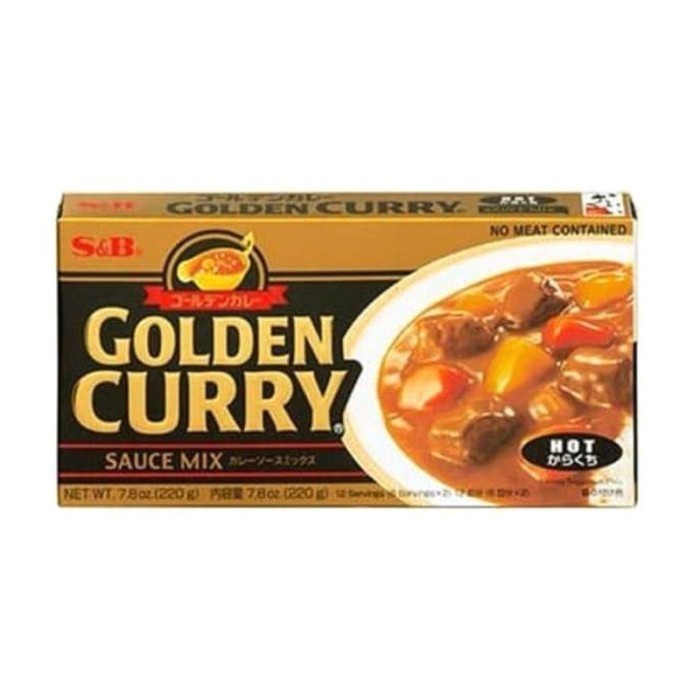 

Ready S&B Golden Curry Mix Hot Bumbu Masak [220 g]