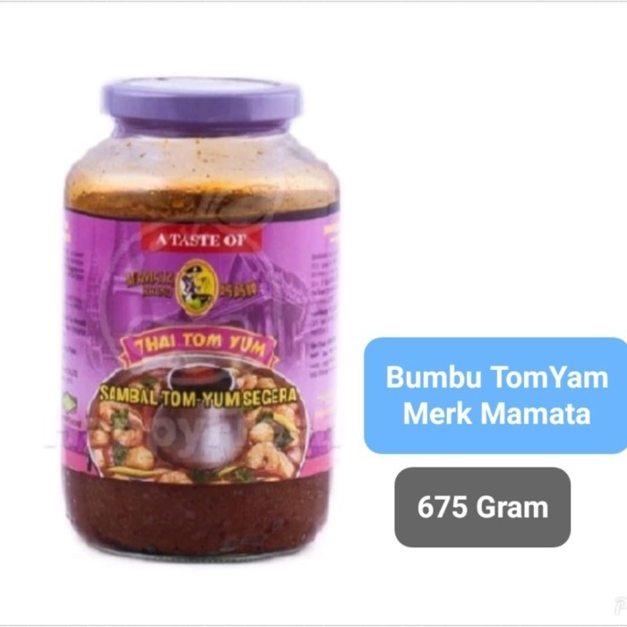 

Ready Bumbu Tom Yam Merk Mamata / Thai Tom Yum Mamata 675 Gram