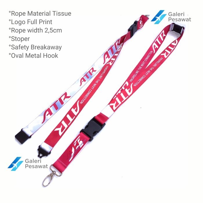 

Lanyard / Gantungan Tali Id Card Atr Premium