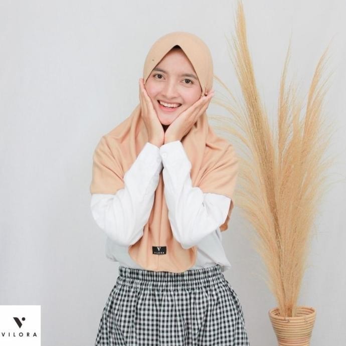 KERUDUNG JILBAB BERGO VILORA SEKOLAH ORI MURAH