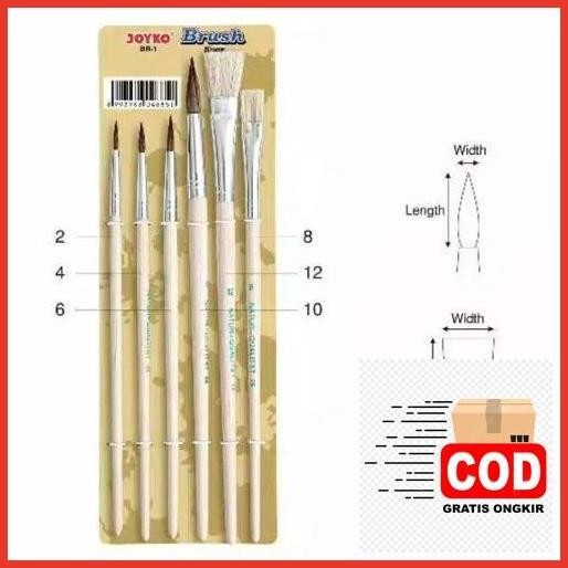 

Baru Kuas Lukis Set Joyko Isi 6Pc Promo Terbatas