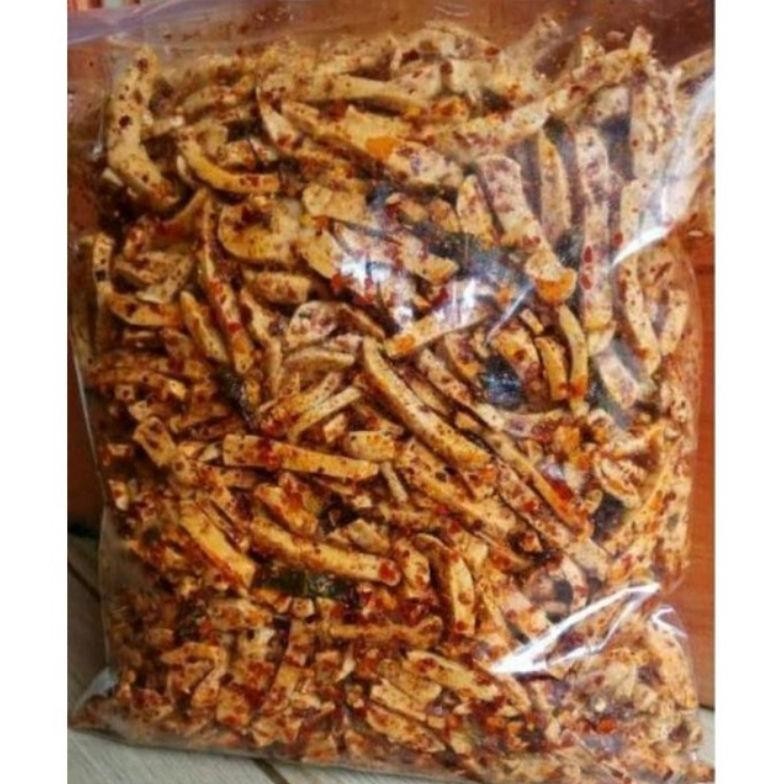 

Basreng Xtra Pedas Daun Jeruk 1 Kg / Bastik Daun Jeruk Isi 1Kg / Bastik 1Kg / Basreng Kiloan/Makanan Kiloan