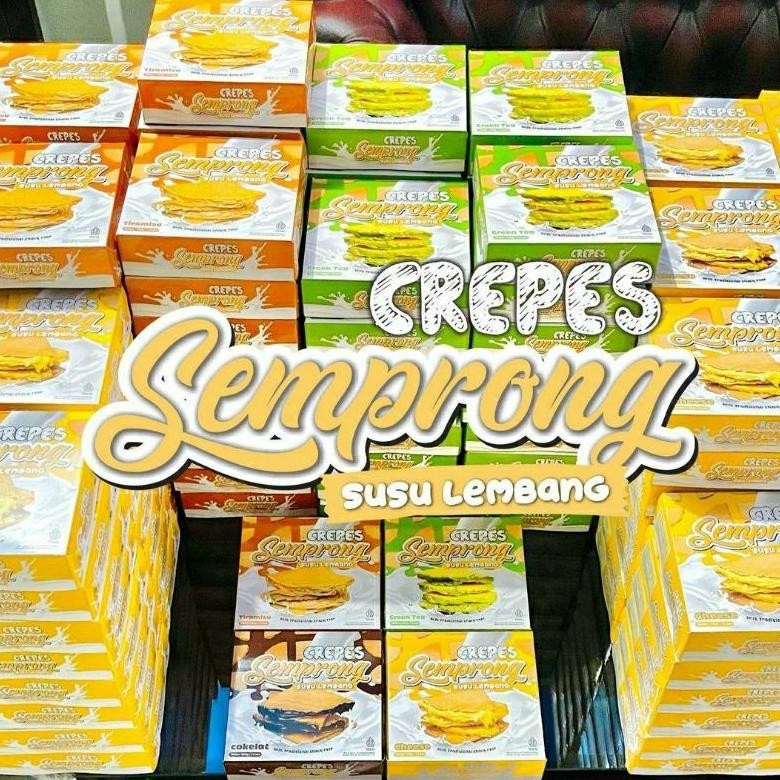 

Semprong Susu Lembang | Isi 12 | 165 Gram | Crepes Bandung