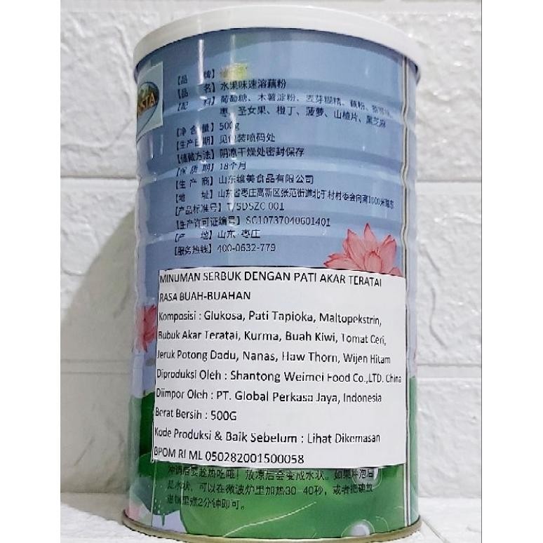 

(100% Original) Monsta Lotus Kaleng 500Gr/ Qiya Seed Nut/ Rose Collagen/ Fruit Dates/ Bubur Kaleng/ Bubur/ Bubuk Teratai Kaleng