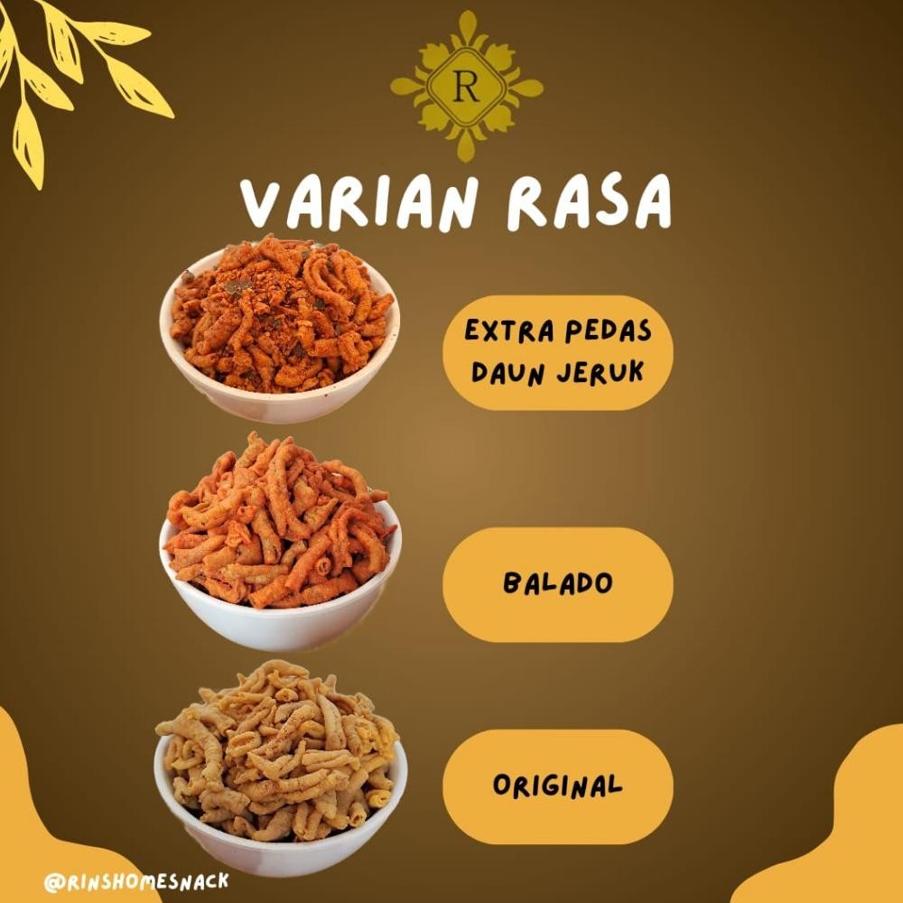 

Keripik Usus Ayam Gurih | Kripik Usus Murah| Kripik Usus Grosir Kemasan 500Gr