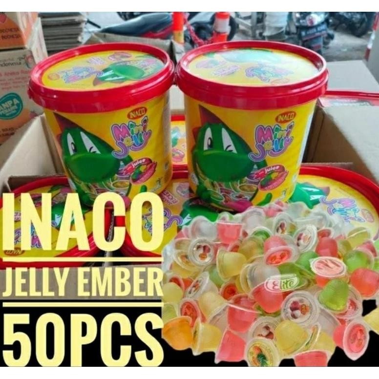 

Bella - Inaco Jeli Jelly 1Kg / Ember / Inaco Agar Agar Ember Isi 50 Pcs / Inaco Kemasan 1Kg Ready Murah - Expired Terbaru 2025