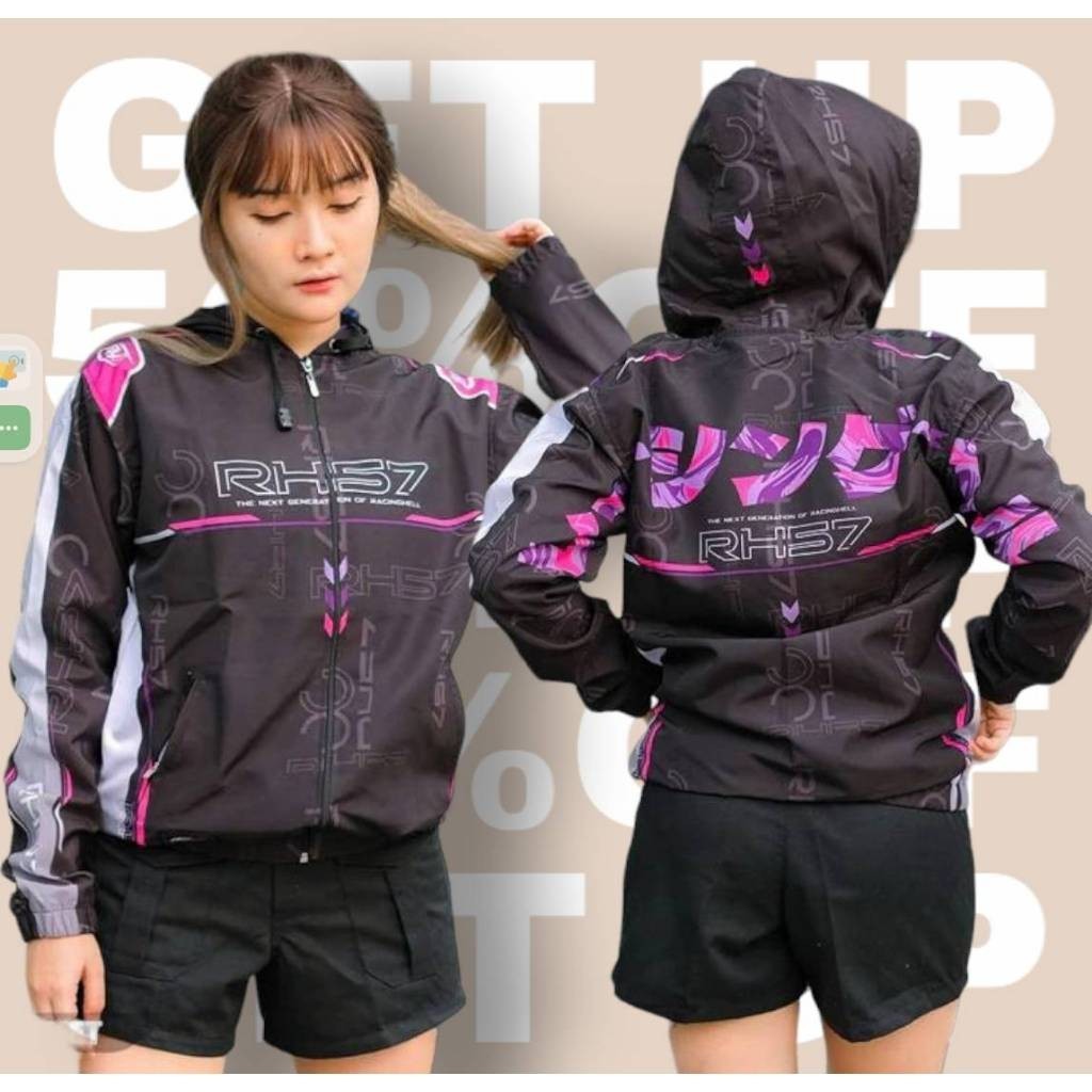 [Bahan halus dan Nyaman] RH57 JAKET RUNNING JKRN 047 JAKET PRIA / JAKET WANITA/JAKET RACING HELL