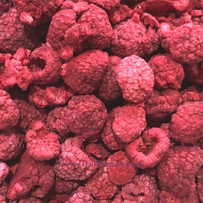 

Keripik buah freeze dried raspberry rasberi superfood fruit powder STS