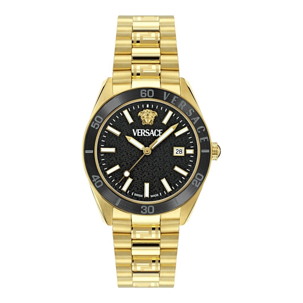 Jam Tangan Pria Versace V-Dome Bracelet VE8E00624