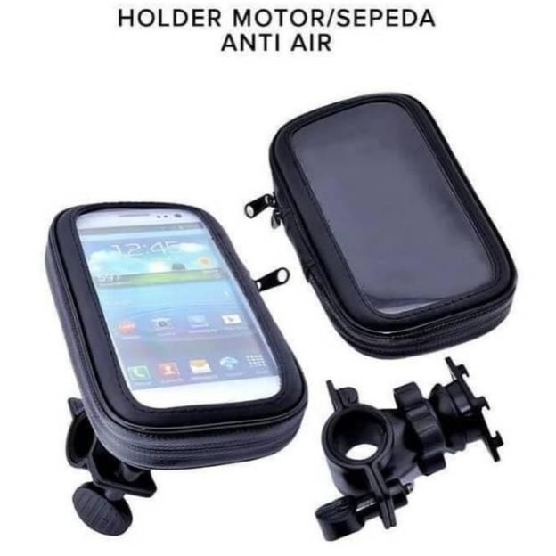 Holder HP PHONE GPS WATERPROOF 6.3 inch di stang sepeda dan motor ADV PCX VIXION XABRE TIGER DLL