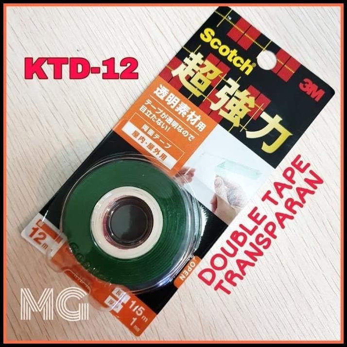 

BEST DEAL 3M SCOTCH DOUBLE TAPE TRANSPARAN !