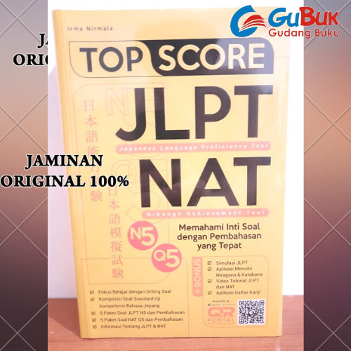 

Buku Soal Tes Bahasa Jepang : TOP SCORE JLPT N5 MATERI SOAL PEMBAHASAN