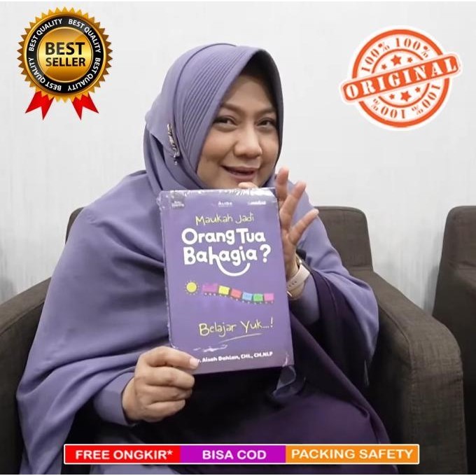 

Thosti Buku dr. Aisyah Dahlan Mau Jadi Orang Tua Bahagia (el-Madina Aliqa)