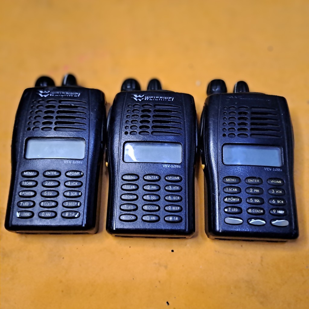Mesin Ht Weierwei 3288 normal TX RX Unit vev3288 Vhf Bekas Weierwei Vev-3288 s