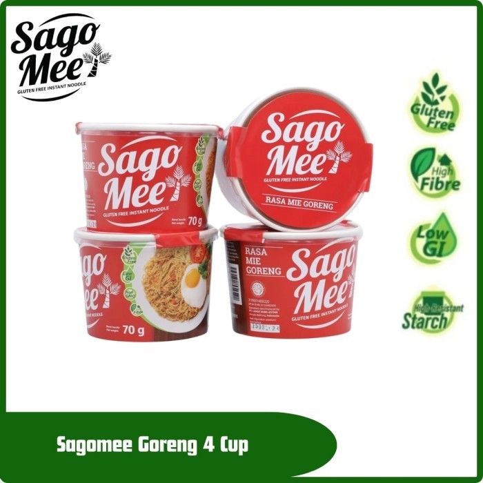 

Paket 4 Sago Mee E Goreng (Cup) Gluten Free Noodle Sehat