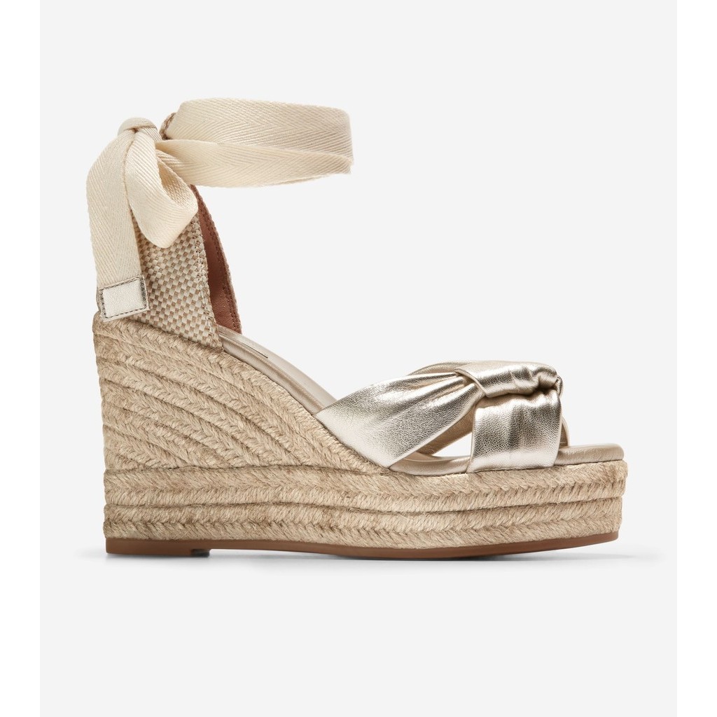 Cole Haan Women Cloudfeel Hampton Sandal - Sepatu Wanita (Gold)