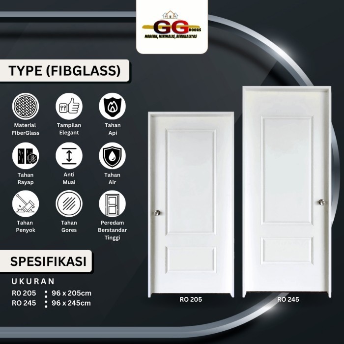 PINTU GG-FIBGLASS (FIBERGLASS)
