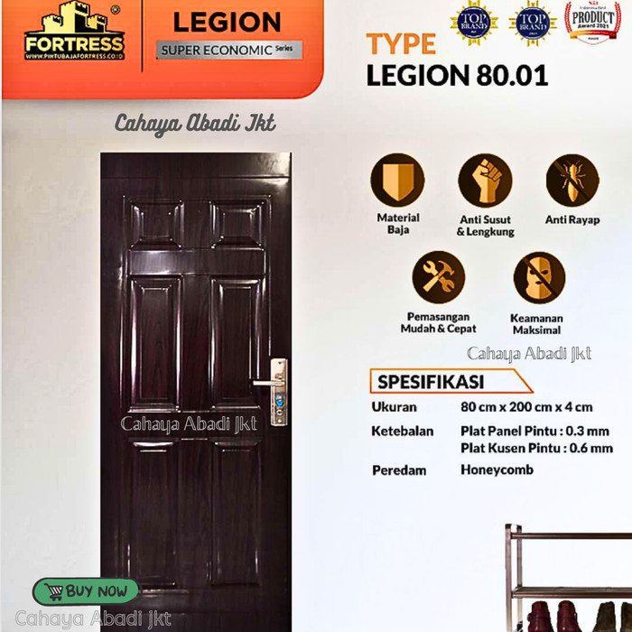 PINTU BAJA FORTRESS LEGION 80 CM X 200 CM