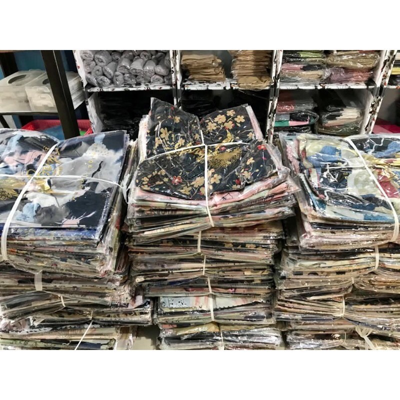 Promo Mega Sale 5.5 // JILBAB SEGI EMPAT MOTIF VINAY BRAND BUGIS HIJAB.