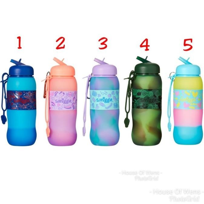 Big Sale Smiggle Silicone Roll Golly Bottle - Botol Silicone Smiggle Original