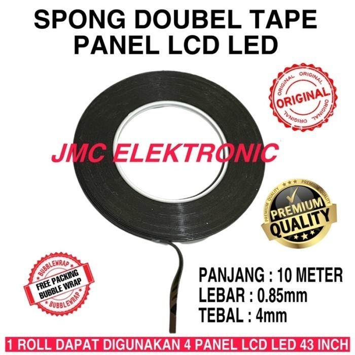 

Terbaru Spong Double Tape Panel Lcd Perekat Layar Lcd Led 0.85Mm-4Mm 10M Promo Terlaris