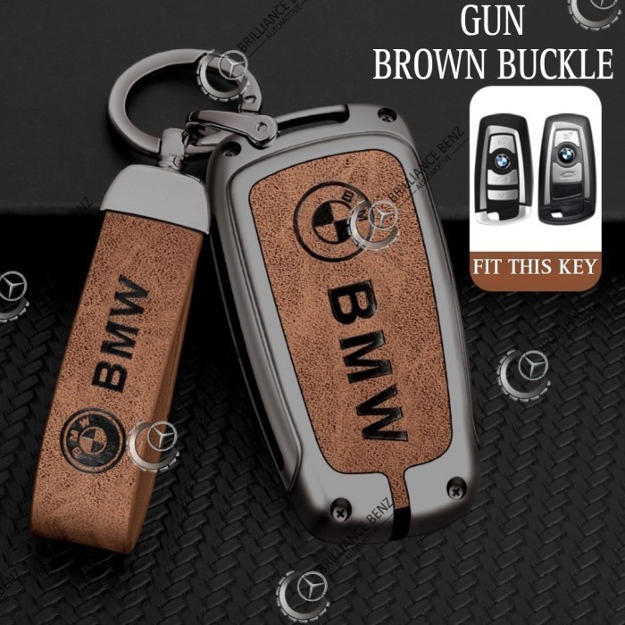 METAL KULIT KEY CASE SARUNG KUNCI BMW F10 F20 F25 F30 X1 X3 320 520