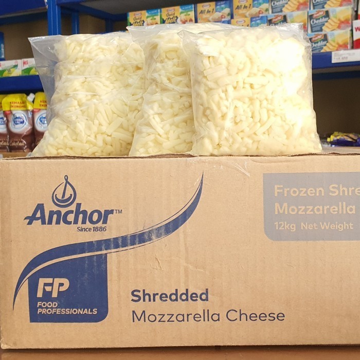 

ANCHOR MOZARELLA SHREDED REPACK / KEJU MOZARELLA ANCHOR PARUT REPACK