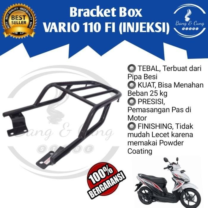 B&C - BREKET BRACKET BRAKET BOX BELAKANG MOTOR HONDA VARIO 110 FI